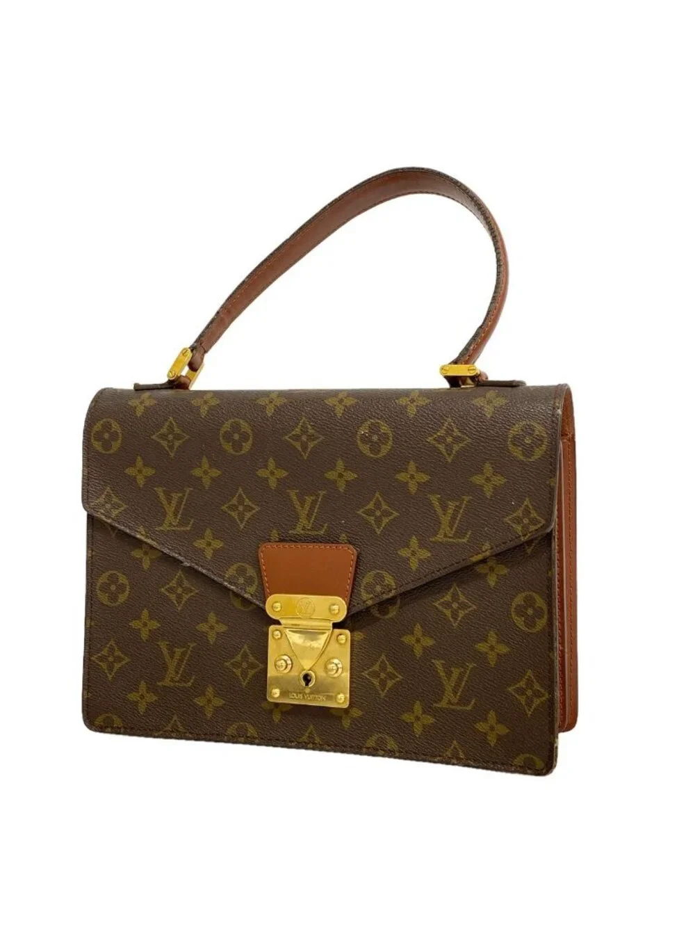 Louis Vuitton Monogram Concorde Brown Handbag